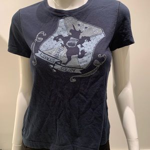Diesel fitted womens tee navy blue - vintage item